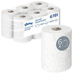 Kleenex Ultra Slimroll Papierhandt&uuml;cher Gerollt Wei&szlig; 2-lagig 100 m 6781 6...