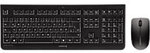 CHERRY Tastatur-Maus-Set DW 3000 JD-0710DE-2 Kabellos Schwarz QWERTZ (DE)...