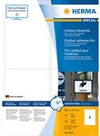HERMA Wasserfeste Etiketten 9539 Wei&szlig; DIN A4 99,1 x 139 mm 40 Blatt &agrave; 4 Etiketten