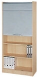 Hammerbacher Rollladenschrank Ahorn, Silber 900 x 400 x 2.004 mm 4907124