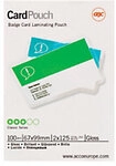 GBC Card Laminierfolien Visitenkarte & Kreditkarte Nein Gl&auml;nzend 125 Mikron (2...