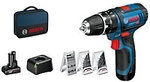 Bosch Schlagbohrschrauber GSB 12V-15 Vorteils-Set 06019B690G 06019B690G Blau, Schwarz