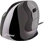 Evoluent Ergonomic VerticalMouse D VMDM Medium Kabelgebunden Schwarz, grau 1285368