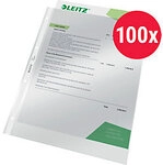 Leitz Premium Prospekth&uuml;lle DIN A4 Glasklar Transparent 80 Mikron PVC