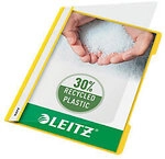 Leitz Standard Plastik-Schnellhefter 4191 DIN A4 Polypropylen 60 Blatt Gelb 4191-GB