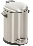 EKO Edelstahl Treteimer 3 L 20,1 (B) x 23,5 (T) x 26,2 (H) cm Silber