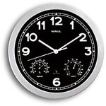 Maul MAULdrive Analog Wanduhr Schwarz 30 x 30 x 30 x 5 cm 1099036