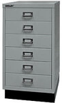 Bisley Schubladenschrank Silber 34,9 x 67,0 cm 670286-SK