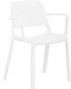 Mayer Sitzmöbel Stapelstuhl myNUKE Weiß Polypropylen Kunststoff 4 Füße 4 Stück