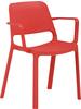Mayer Sitzmöbel Stapelstuhl myNUKE Himbeerrot Polypropylen Kunststoff 4 Füße 4