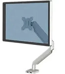 Fellowes 8056401 Platinum Series Monitorarm mit Gasfeder 2 USB-Anschl&uuml;sse Silber