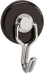 Maul Kreisf&ouml;rmig Hakenmagnet Schwarz 5 kg Tragf&auml;higkeit 37 mm 2 St&uuml;ck 1291971