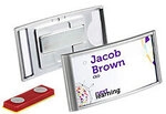 DURABLE Classic Namensschilder Magnet 7,2 x 3,5 cm ABS...