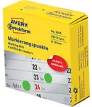 AVERY Zweckform Markierungspunkte 3855 Selbstklebend Gr&uuml;n 19 mm 250 St&uuml;ck...
