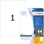 HERMA Wetterfeste Etiketten 9500 Rechteckig DIN A4 210 x 297 mm 10 Blatt &agrave; 1 Etikett
