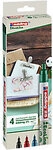 edding Ecoline 25 Permanentmarker Fein Rundspitze - 1 mm Farbig sortiert...