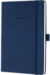 Sigel Conceptum A5 Gebunden Mitternachstblau Hardcover-Notizbuch Kariert 97 Blatt
