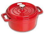Staub La Cocotte 20cm rund, rot, Gusseisen 1124867