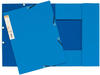 Exacompta Eckspannmappe Forever DIN A4 Blau Recyclingkarton 24 x 32 cm