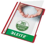 Leitz Standard Plastik-Schnellhefter 4191 DIN A4 Polypropylen 60 Blatt Rot...