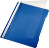 Leitz Standard Plastik-Schnellhefter 4191 DIN A4 PVC 60 Blatt Blau