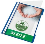 Leitz Standard Plastik-Schnellhefter 4191 DIN A4 Polypropylen 60 Blatt Blau 4191-BU