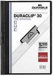 DURABLE Duraclip Klemmmappe 30 Blatt DIN A4 Schwarz 2200-SZ