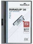 DURABLE Klemmmappe Duraclip DIN A4 Anthrazit 2200-AT