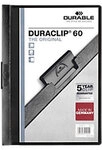 DURABLE Duraclip Klemmmappe 60 Blatt DIN A4 Schwarz 2209-SZ