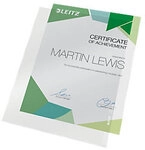 Leitz Premium Klarsichth&uuml;lle DIN A4 Transparent PVC (Polyvinylchlorid) 150 Mikron 10