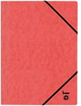 Bene Dreifl&uuml;gelmappe Vario DIN A4 Rot Karton mit Gummizug-Verschluss 24,5 x 32...