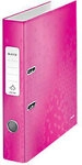 Leitz 180&deg; WOW Ordner Schmal DIN A4 52 mm Rosa 2 Ringe 1006 Pappkarton Gl&auml;nzend