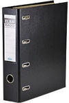 ELBA Rado Plast Doppelordner Breit DIN A5 75 mm Schwarz 4 Ringe 100551851...