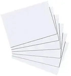 herlitz Karteikarten DIN A4 100 Karten Wei&szlig; Blanko 29,7 x 21 cm 100 St&uuml;ck