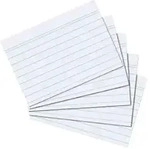 herlitz Karteikarten DIN A7 Liniert 100 Karten Wei&szlig; 10,5 x 7,4 cm 100 St&uuml;ck