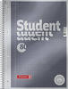BRUNNEN Student Premium Notebook DIN A4 Kariert Spiralbindung Pappkarton