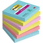 Post-it Super Sticky Notes Haftnotizen Quadratisch 76 x 76 mm Blanko Farbig...