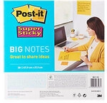 Post-it Super Sticky Haftnotizen 279 x 279 mm Gelb Quadratisch 30 Blatt 9383849
