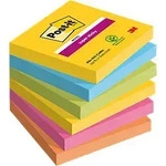 Post-it Carnival Super Sticky Haftnotizen 76 x 76 mm Farbig Sortiert...