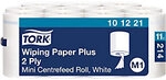 Tork Advanced Wischt&uuml;cher M1 Zentralentnahme Wei&szlig; 2-lagig 0.56 m 101221 11 Rollen