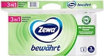 Zewa Toilettenpapier Wei&szlig; 3-lagig 8 x 150 Blatt 1285861