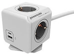 Allocacoc 10435 / DEEUAC Steckdosenw&uuml;rfel mit USB-A und USB-C Anschl&uuml;ssen 4