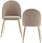 WOHNLING Esszimmerstuhl Stoff Skandinavisch Creme WL6.402 1258979