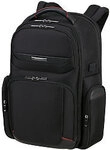 Samsonite Laptop-Rucksack SA2101 17,3 Zoll Ballistisches Nylon, Lederdetails,