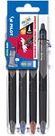 Pilot Frixion Ball Clicker Einziehbar Tintenroller Farbig sortiert 0.25 mm Fein