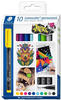 STAEDTLER Lumocolor OHP-Marker Rundspitze Fein Farbig sortiert Nicht nachfüllbar 10