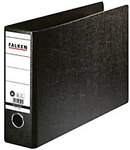 Falken Ordner Breit DIN A4 80 mm Schwarz 2 Ringe 11285947F Kunststoff Querformat