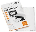 DURABLE Badgemaker Einsteckschild 9 x 5,4 cm Papier 20 Blatt &agrave; 10 St&uuml;ck 145500