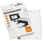 DURABLE Badgemaker Einsteckschild 0,95 x 34 x 21,5 cm Papier 20 Blatt &agrave; 8...