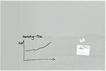 Sigel Artverum Glastafel Magnetisch Einseitig 180 (B) x 120 (H) cm Grau 1184438